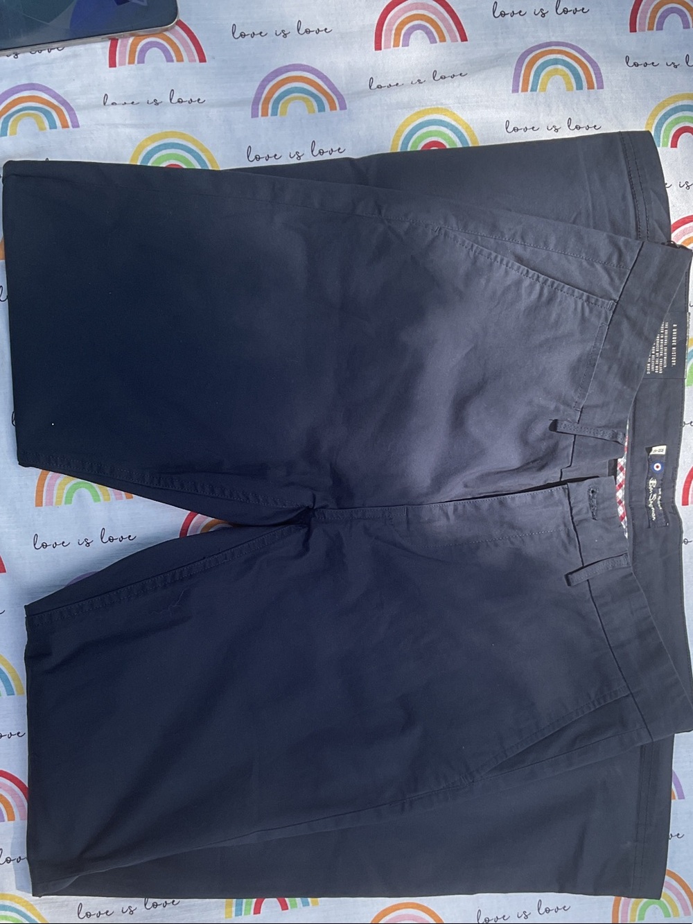 Ben Sherman Navy Blue Chino Pants